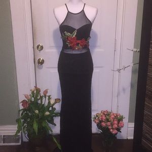 💋 sexy lace pull over maxi dress🥂